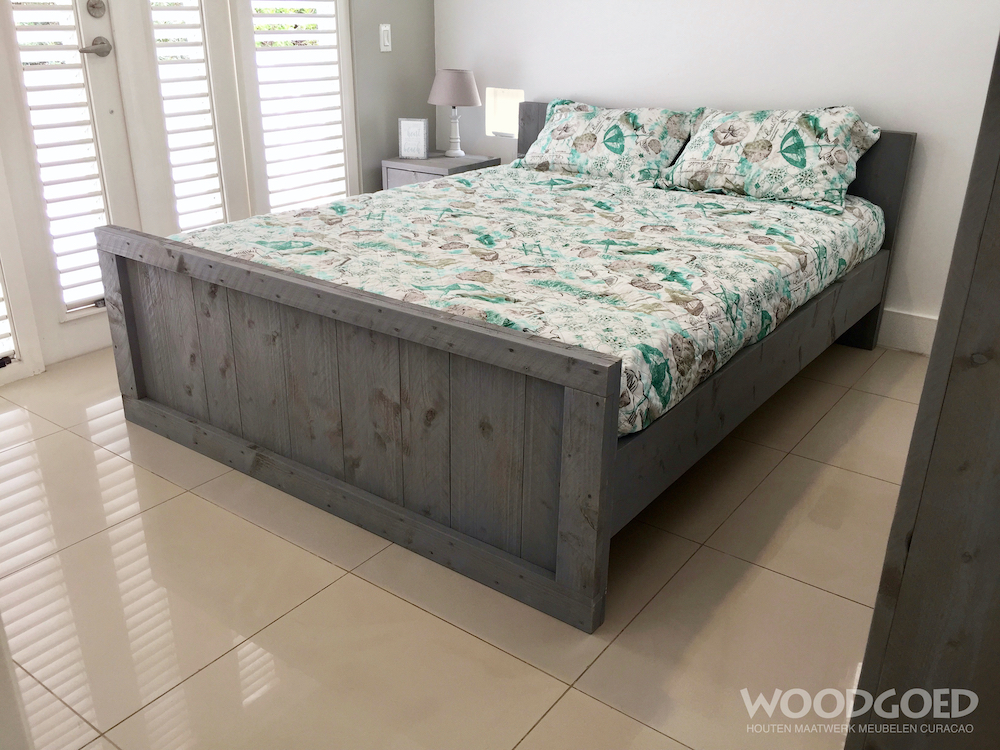 Gepland comfortabel Meer dan wat dan ook Steigerhouten bed | Woodgoed Meubelen van steigerhout op Curacao